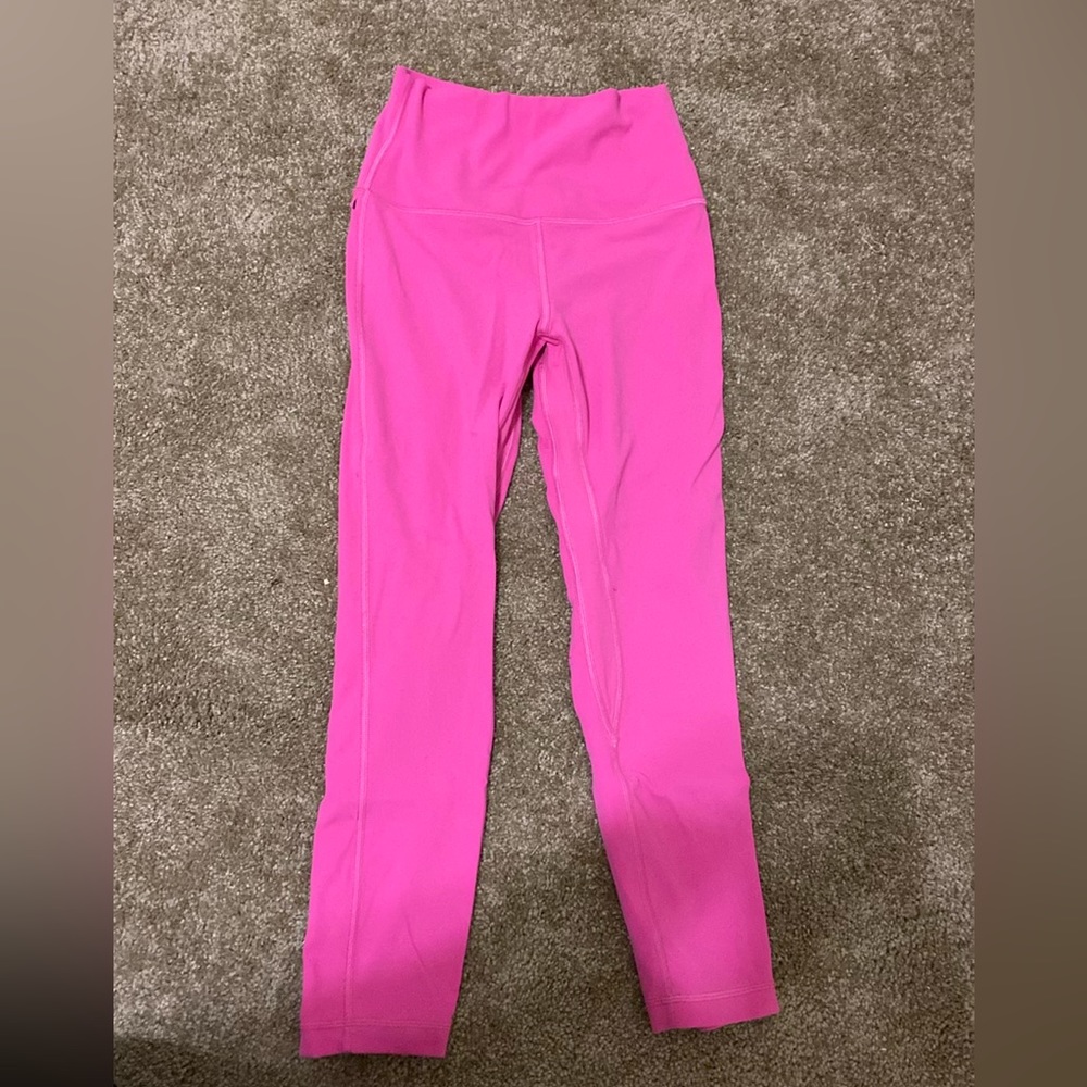 Hot pink lululemon Leggings